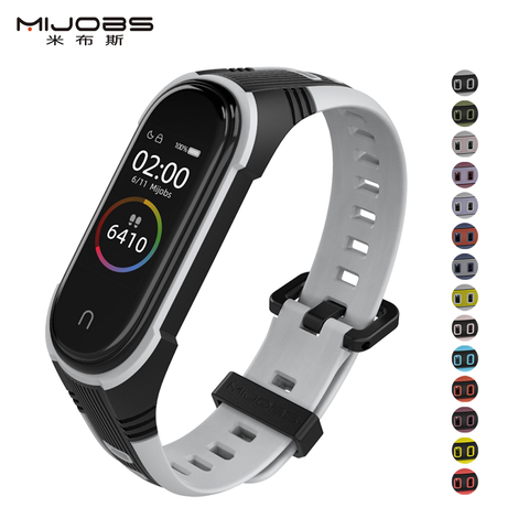 Bracelet de Sport style X pour xiaomi Mi Band 3 4 5, en Silicone ► Photo 1/6