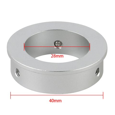 Objectif monoculaire à monture C pour Microscope industriel, adaptateur d'anneau gris de 50mm 40mm ► Photo 1/6