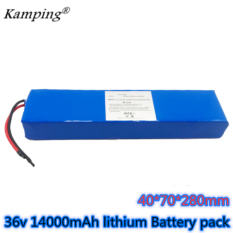 36V 14ah vélo électrique batterie pack 18650 Li-Ion batterie 10S3P 600W haute puissance et capacité 42V m365 ebike vélo scooter ► Photo 1/6