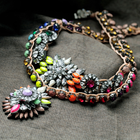 Uer Hyperbole collier de fête pour les femmes bohême Style déclaration collier en gros de mode bijoux grande remise liquidation vente ► Photo 1/6