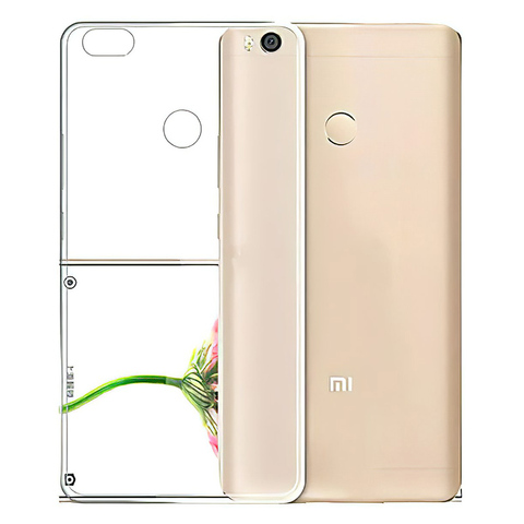 Silicone souple Transparent pour Xiaomi Mi Max/Max Pro/Max 2 Max2 MaxPro MiMax2 coque de téléphone Transparent Ultra mince coque arrière Carcasas ► Photo 1/6