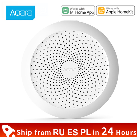 Xiaomi Smart Aqara Hub M1S passerelle 3 sans fil ZigBee3.0 télécommande Wifi connecter rvb veilleuse pour Mi maison Apple Homekit ► Photo 1/6