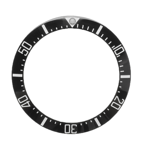 Blakc – lunette de montre en céramique universelle, 40mm, couvercle/boîtier/Faces de montre, insérer un anneau, accessoires pour montres Seiko Rolex/Omega ► Photo 1/6