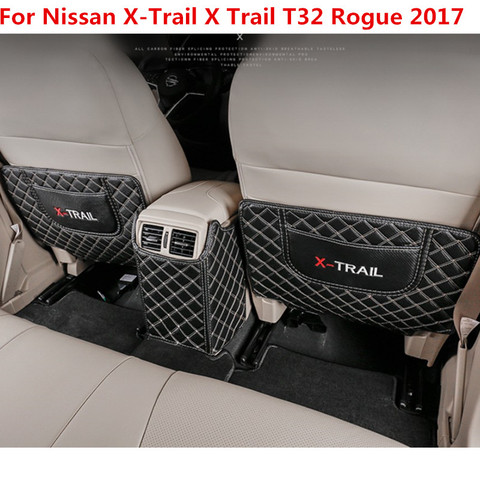 Accoudoir en cuir artificiel pour Nissan x-trail X Trail T32, protection anti-coup de pied, étui arrière pour boîte de voiture, 2017 2022 ► Photo 1/3