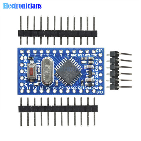 1 Pcs Pro Mini Atmega168 Mini ATMEGA168 Cristal Oscillateur Conseil Module 16 M 5 V Pour Arduino Nano Remplacer Atmega328 Vente chaude ► Photo 1/6