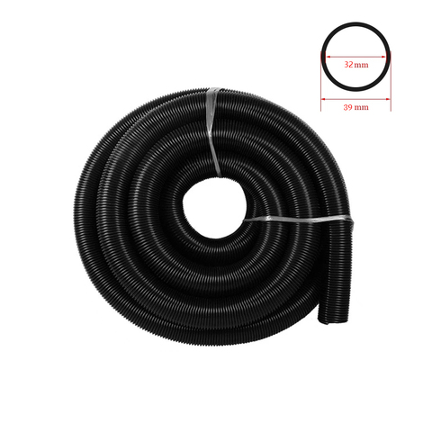 Tuyau Flexible Extensible en EVA, 2M – 10M, diamètre intérieur 32mm, diamètre extérieur 39mm, noir et gris, pour aspirateur de voiture et de ménage ► Photo 1/6