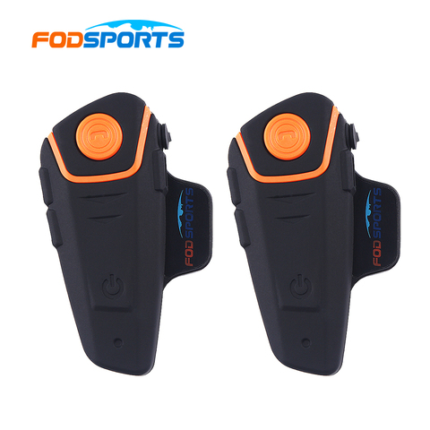 Fodsports-oreillette Bluetooth sans fil BT-S2 Pro pour moto, appareil de communication pour casque, Intercom BT avec Radio FM, portée 1000m, étanche IPX6 ► Photo 1/6