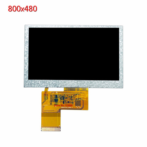 Écran tft de 4.3 pouces, 800x480, 800x480 pixels, sans contact, IPS, port RGB, pour appareil numérique 3c ► Photo 1/2