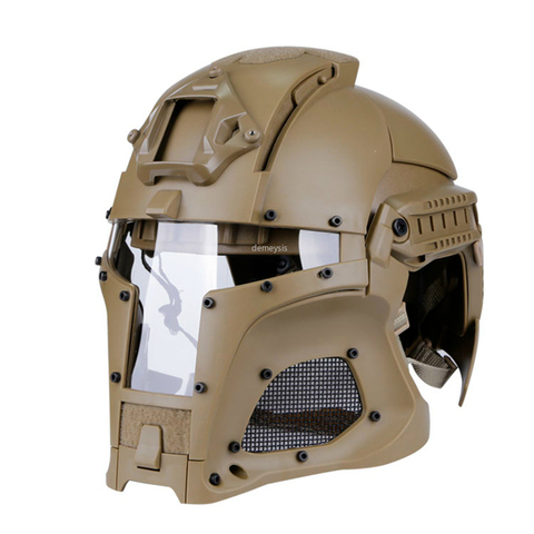 Casque tactique d'extérieur 54-64CM, protection complète pour la chasse et le tir, militaire, Airsoft, Paintball CS, Sports ► Photo 1/6