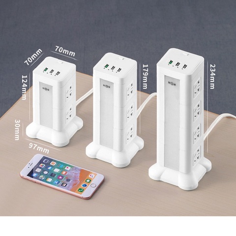 Type de tour puissance avec fonction de charge prise verticale batterie AU Lithium lampe de Table multi-fonction ► Photo 1/6