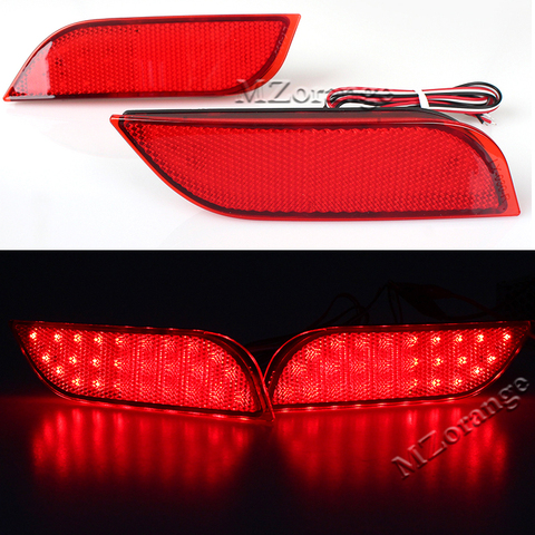 MZORANGE feu arrière de secours pare-chocs arrière lampe LED réflecteur arrêt feu stop feu antibrouillard pour Subaru /Impreza/XV/WRX/LEVORG/Crossover ► Photo 1/6