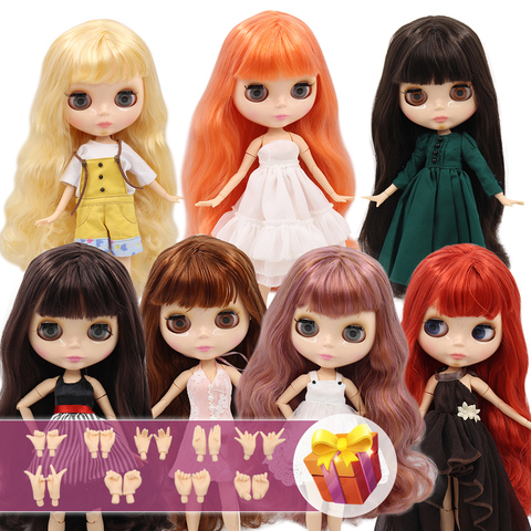 Glacé DBS Blyth poupée 1/6 corps commun 30CM BJD jouets naturel brillant visage avec des mains supplémentaires AB bricolage mode poupées fille cadeau ► Photo 1/6