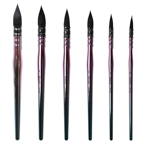 Haute qualité 1PC 36RQ aquarelle peinture artiste Art stylo Supplie écureuil cheveux mixte manche en bois pinceaux ► Photo 1/1