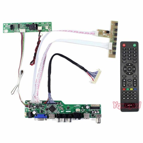 Kit de carte contrôleur pour V236BJ1-LE1 V236BJ1-LE2 TV + HDMI + VGA + AV + USB LCD écran LED carte pilote ► Photo 1/6