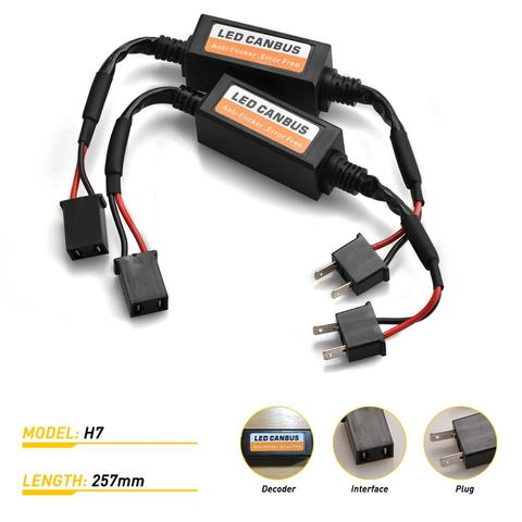 Décodeurs Canbus sans erreur à LED, Anti-scintillement, charge de voiture, lumière de voiture ► Photo 1/5