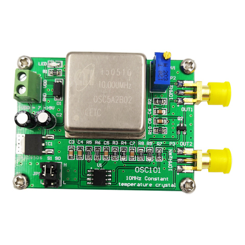 OCXO – oscillateur à cristal de référence de fréquence 10MHz, 20M, 30M, 80M, calibrateur d'horloge, Multiplication du module de signal de température ► Photo 1/6