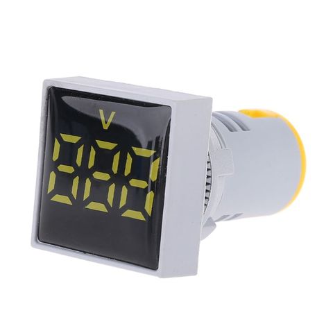 Voltmètre ca 20-500V panneau carré Volt mètre LED indicateur de tension numérique U4LB ► Photo 1/6