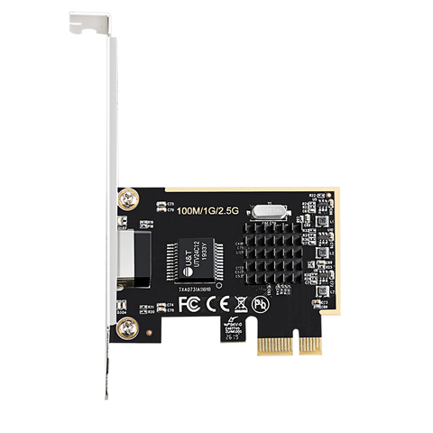 DIEWU – carte réseau Gigabit PCIE 2500 mb/s, 2.5G RJ45, adaptateur réseau pcie1 lan avec Realtek8125 ► Photo 1/6