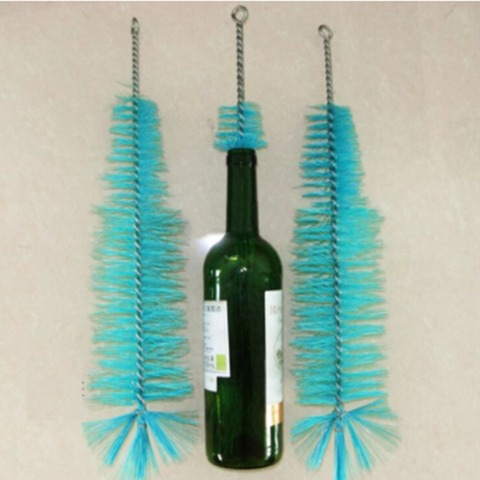 Brosse de nettoyage de bouteilles en Nylon, 1 pièce, pour vin, bière, brassage, Tube, nettoyeur de bec, outils de nettoyage de cuisine ► Photo 1/2