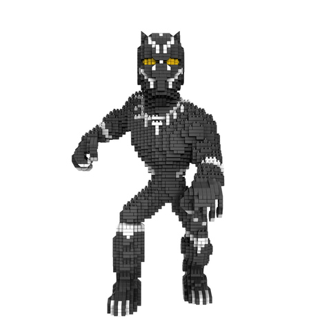 Mini blocs de construction de la panthère noire Wakanda forever Marvel, Avengers, Iron Man, figurines d'action, jouets en diamant pour enfants ► Photo 1/6