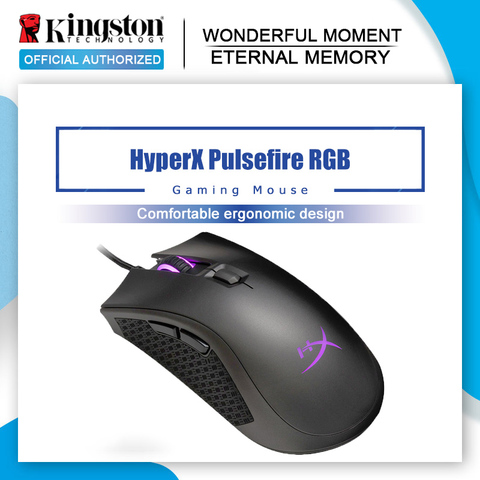 Kingston HyperX Pulsefire FPS souris de jeu professionnelle Pulsefire surtension rvb et Pulsefire Core Pixart capteur avec DPI natif ► Photo 1/6