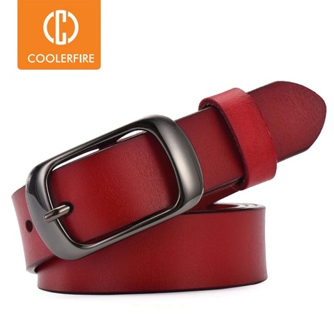 Ceinture en cuir véritable pour femmes, assortie avec tout, courte, couleur unie, qualité supérieure pour jean, WH001, décontracté ► Photo 1/6