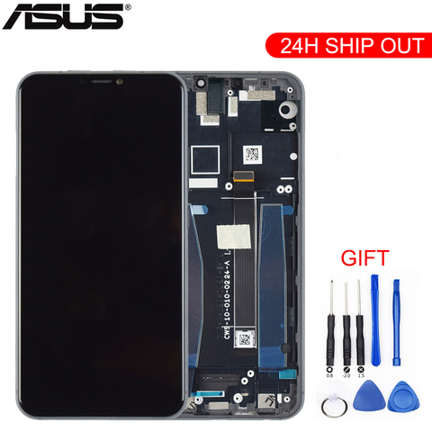 Écran tactile LCD pour ASUS ZenFone 5 ZE620KL, 6.2 pouces, Original, pièces de rechange avec cadre ► Photo 1/5