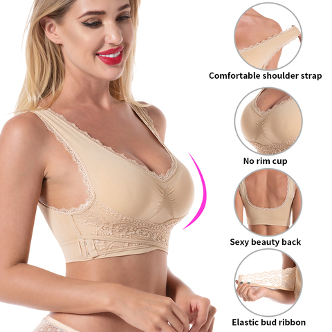 soutien gorge femme haut femme brassiere femme push up sport top femme sous vetement femme adhesif soutien gorge sans Soutien-gorge en dentelle sexy Soutien-Gorge soutien-gorge Sous-Vêtements Sous-Vêtements En Dentelle ► Photo 1/6