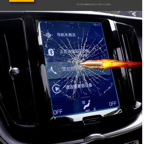 Film de protection en acier pour écran de Navigation GPS de voiture, pour Volvo XC60 XC90 S90 2015 – 2022 ► Photo 1/1