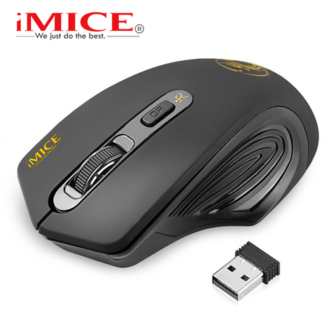 Souris sans fil USB souris d'ordinateur souris ergonomique silencieuse 2000 DPI optique Mause Gamer souris silencieuse sans fil pour PC portable ► Photo 1/6