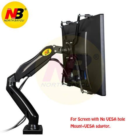 NB – Extension F80 + FP-1 pour support de moniteur LED 17-27 