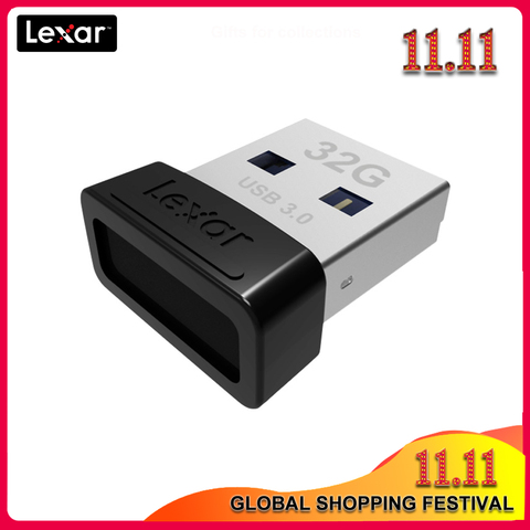 Lexar – Mini clé USB 100% S47 UBS 3.1 originale, support à mémoire de 32GB 64GB 128GB 3.0 GB, lecteur flash haute vitesse pour Mini voiture ► Photo 1/6