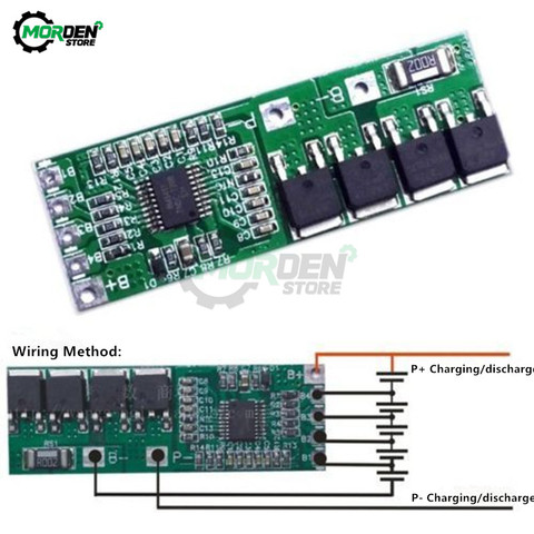 5S 10A 18.5V 21V 18650 Li-ion Lithium batterie chargeur Protection Circuit imprimé BMS PCB batterie égaliseur Balance ► Photo 1/4