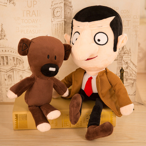 Ours en peluche du film Mr Bean, 30/40/50/80cm, jouets mignons en peluche pour enfants, cadeaux d'anniversaire ► Photo 1/6