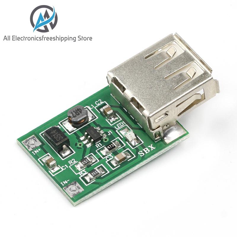 1 pièces 0.9V ~ 5V à 5V 600MA USB sortie chargeur Module d'alimentation Mini DC-DC Boost convertisseur vert ► Photo 1/2