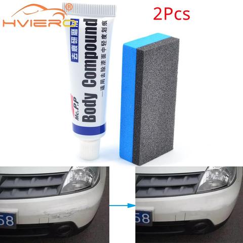 2X voiture style voiture cire Scratch Kit de réparation Auto carrosserie composé MC308 polissage meulage pâte peinture nettoyant soin ensemble Auto vernis ► Photo 1/6