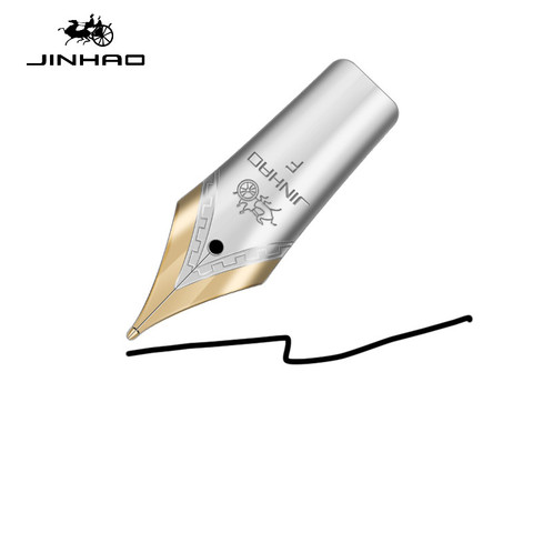 Jinhao – Lot de 159 450 599 750 baoer 388 stylo à plume de conception universelle, grande pointe dorée, pointe droite de 0.5mm 0.38MM 1.0MM ► Photo 1/4