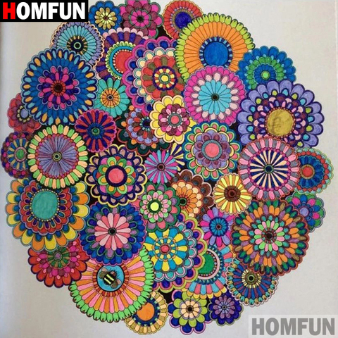 HOMFUN-peinture diamant 