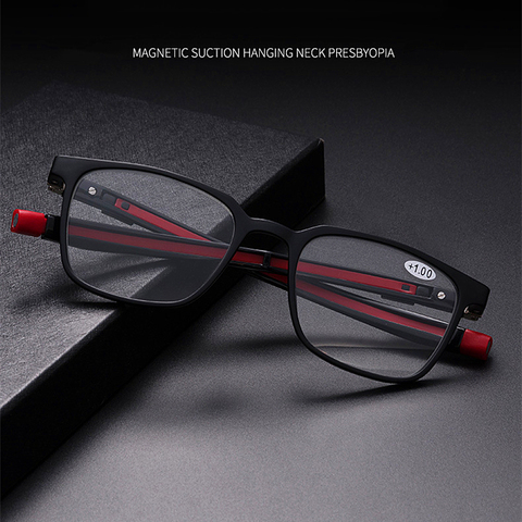 Lunettes de lecture Anti lumière bleue, pour hommes et femmes, multi-focalisation Progressive, confortable, hypermétropie, TR809-2 ► Photo 1/6