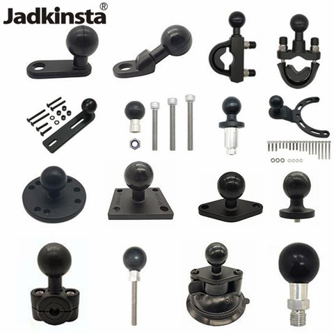 Jadkinsta 1 pouce Ballhead adaptateur support moto guidon frein embrayage Base de commande Combo U boulon Mount pour caméra Gopro ► Photo 1/6