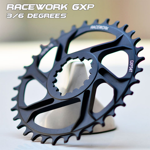 Free deliv RACEWORK Kettenblatt 32 34 36 38t, agen Breite en fourrure GXP XX1 XO CNC AL7075 KurbelFahrrad ► Photo 1/6