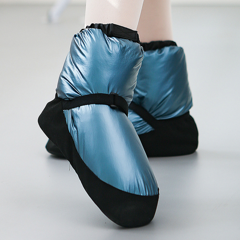 Danse bottes chaudes Ballet chaud chaussons ballerine femmes filles Ballet Point chaud chaussures hiver danse chaussures ► Photo 1/6