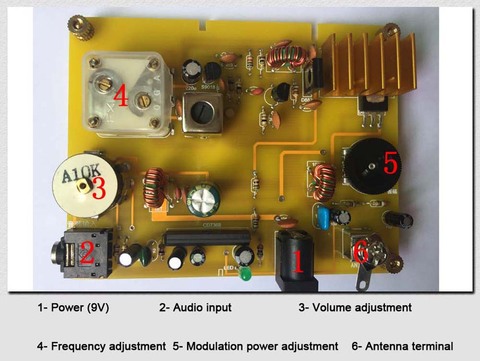 Transmetteur micro-puissance à ondes moyennes, fréquence radio de minerai 600khz-1600khz ► Photo 1/6