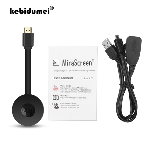 Récepteur de Dongle TV G2 pour Support d'écran MiraScreen compatible HDMI pour le bâton de télévision de Dongle d'affichage de HDTV de Miracast pour ios android ► Photo 1/6