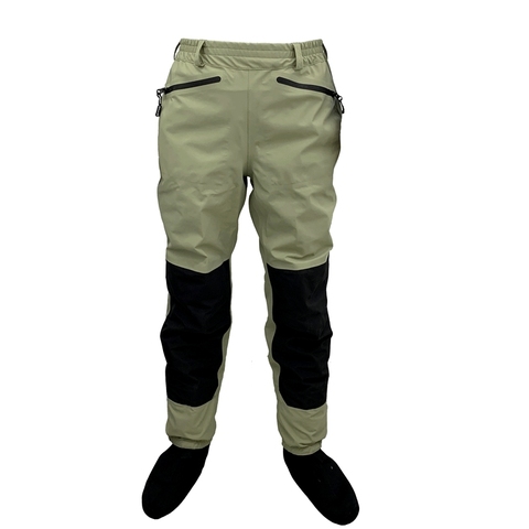 3 couches respirant imperméable à l'eau mouche pêche taille échassiers Stockingfoot haut pantalon Wader Durable canard chasse Wading pantalon ► Photo 1/6