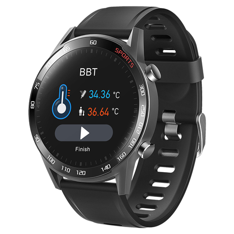 Montre intelligente Bluetooth, Bracelet de Sport, mesure du thermomètre corporel, pression artérielle, fréquence cardiaque, moniteur d'oxygène dans le sang, étanche, 2022 ► Photo 1/6