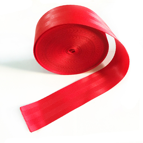 Ceinture de sécurité de voiture rouge 3M-30M, sangle de voiture modifiée 3C standard certifiée, ceinture de sécurité pour enfants, accessoires de voiture ► Photo 1/6