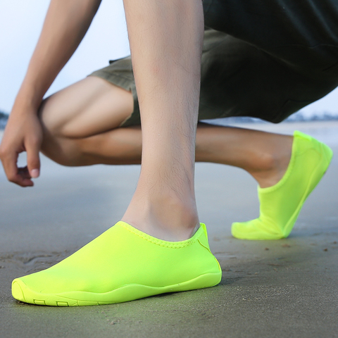 Couleur unie unisexe baskets chaussures De natation séchage rapide Aqua chaussures et enfants chaussures d'eau Zapatos De Mujer plage chaussures d'eau ► Photo 1/6