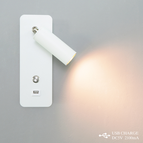 Lampe d'intérieur mur led, éclairage d'intérieur, chargeur USB mur led, éclairage moderne, pour chambre à coucher, escalier, bureau, dc 5v ► Photo 1/6