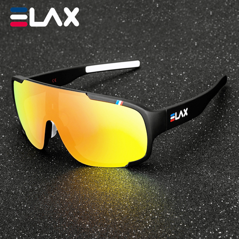 ELAX – lunettes de soleil pour cyclisme en plein air, pour hommes et femmes, UV400, vtt, marque 2022 ► Photo 1/6
